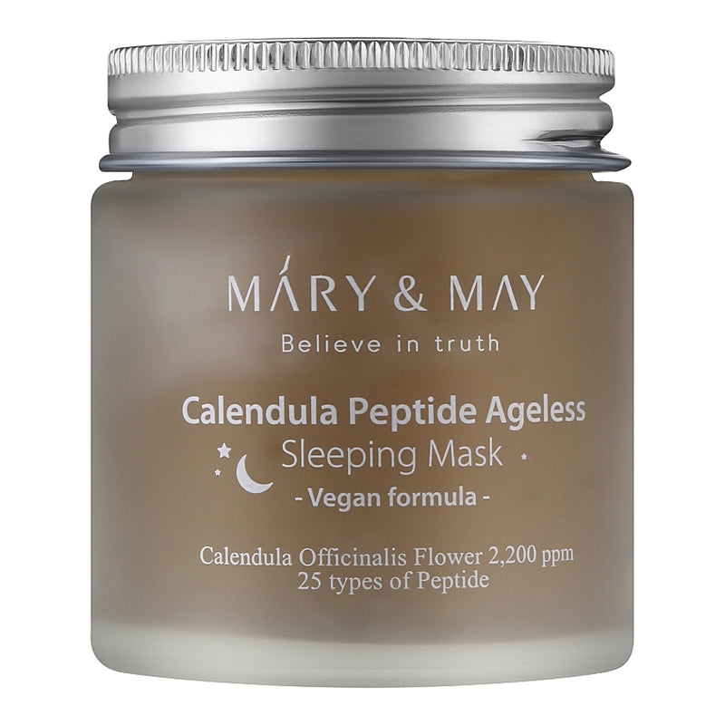 Mary&May medetkų peptidų senėjimo slopinanti miego kaukė, 110 g