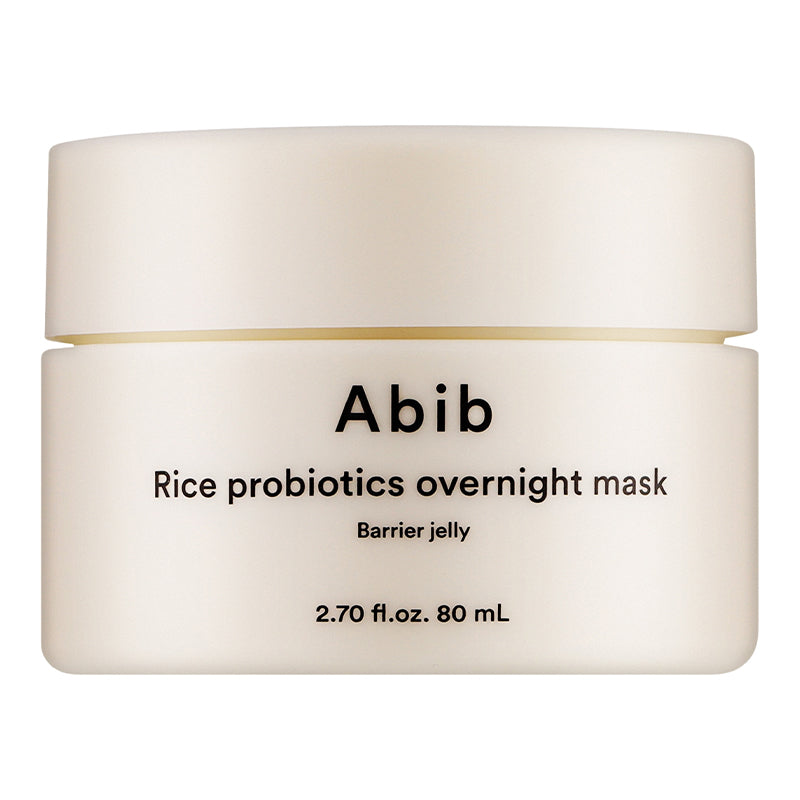 ABIB ryžių probiotikų naktinė kaukė su apsauginiu geliu, 80 ml